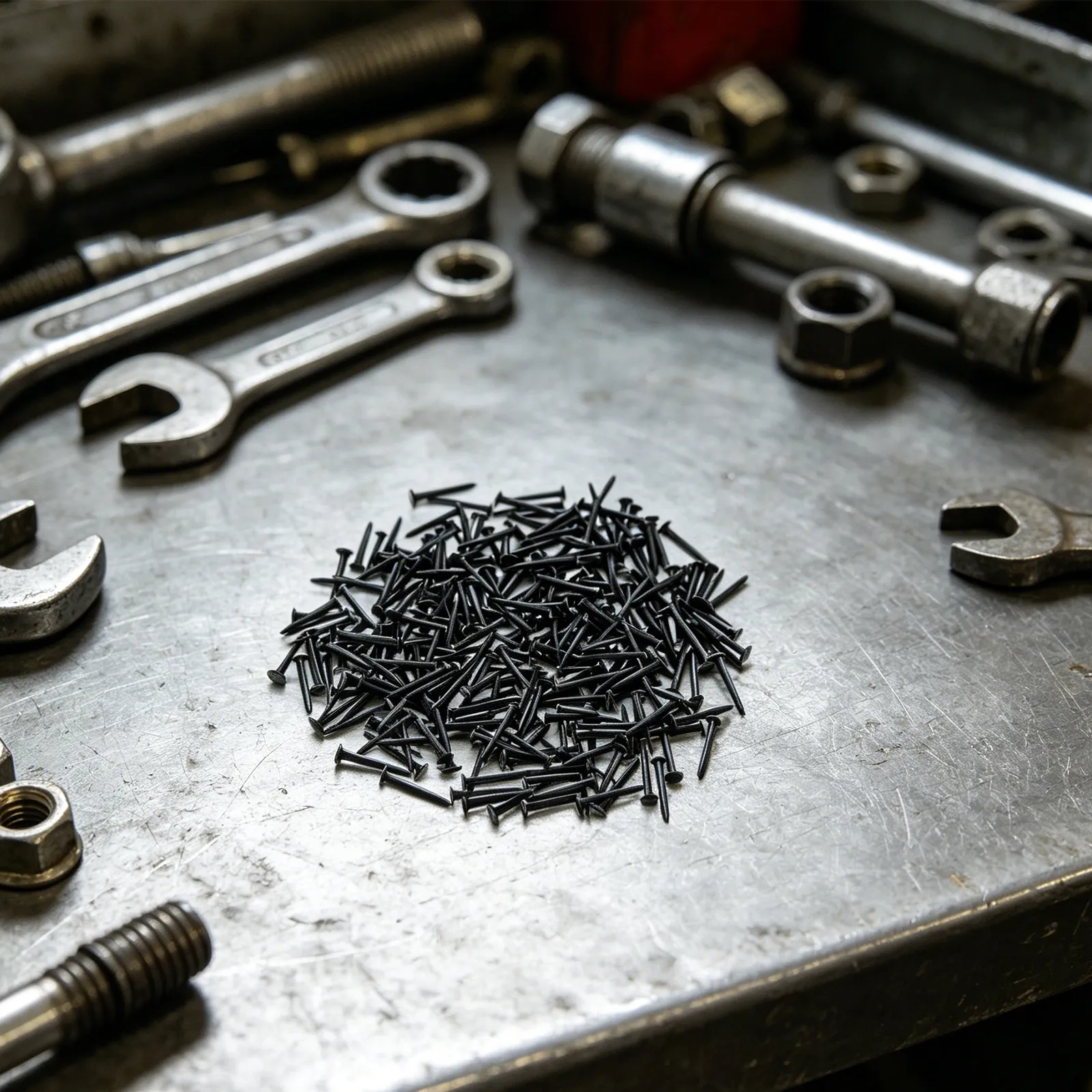 370Pcs Metal Thumb Tacks Brass 5mmx16mm Rust Proof Upholstery Nails Decorative Furniture Tacks for Carpet Woodworking Shoe