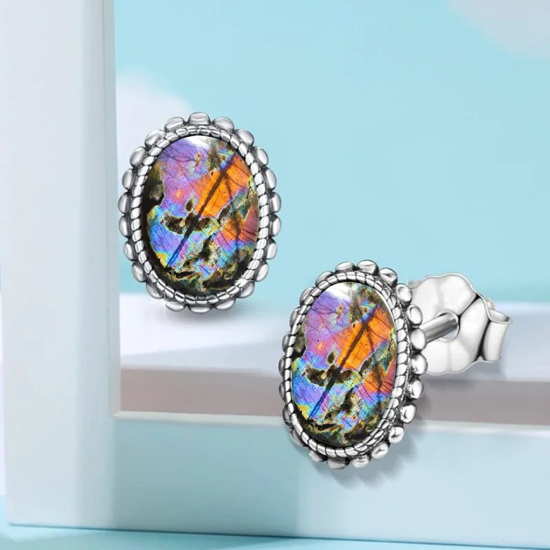 2pcs Fashionable and Exquisite Retro Bohemian Style Rotundity Earrings for Women Men Birthday Anniversary Gift Party Jewelry