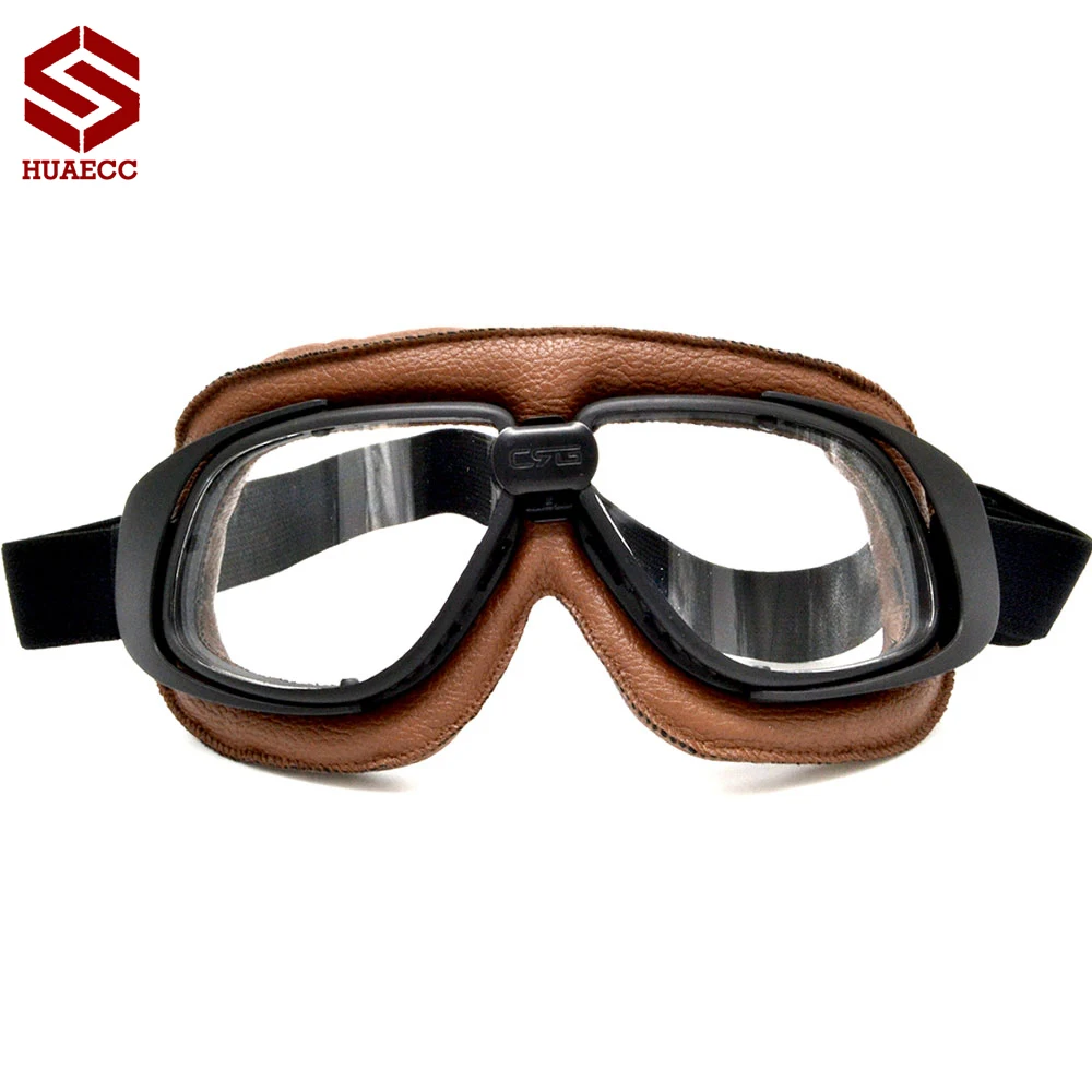 2025 Vintage Motorcycle Bike Scooter ATV Pit Dirt Biker Cruiser Goggles Helmet Glasses 5 Color Option