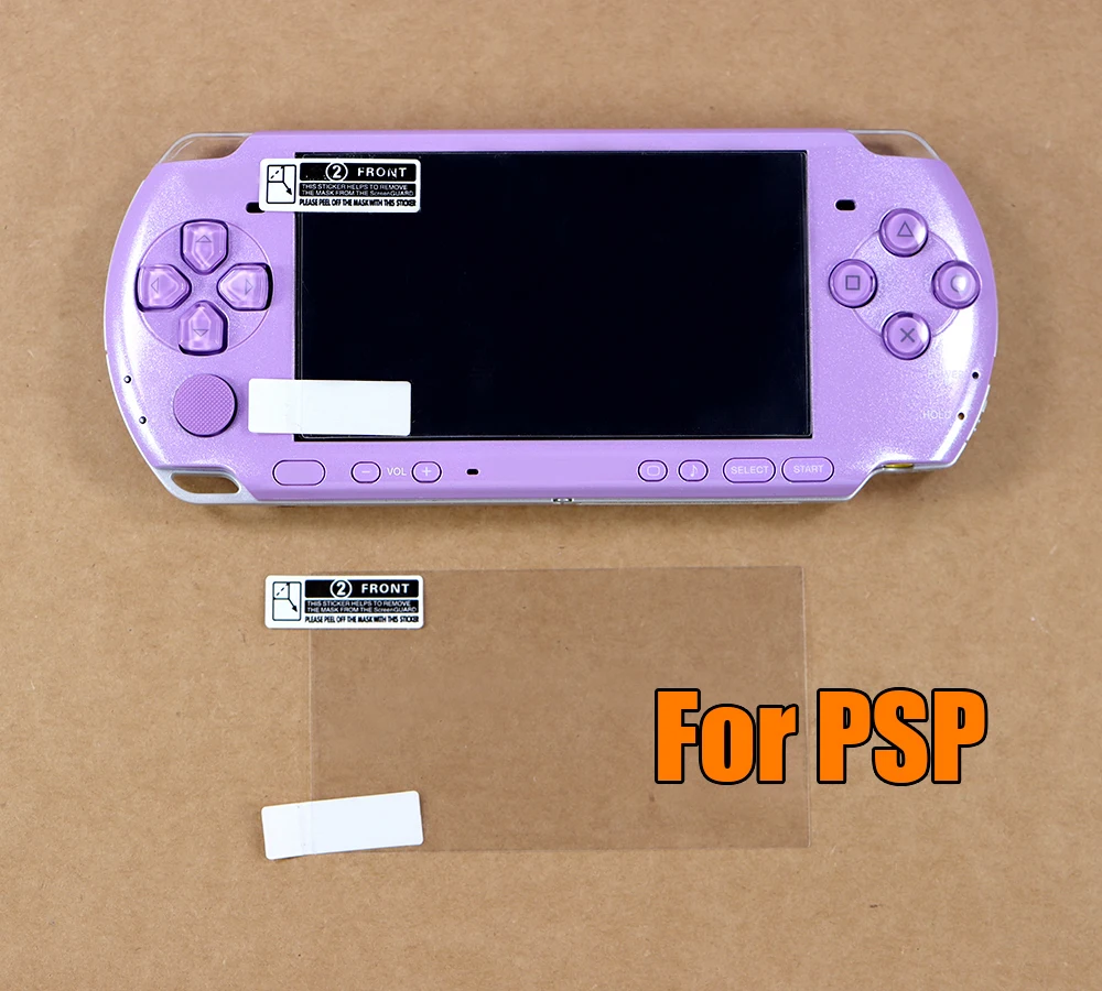 طبقة حماية بديلة فائقة الوضوح عالية الدقة لشاشة PSP 1000 2000 3000 LCD طبقة حماية بلاستيكية