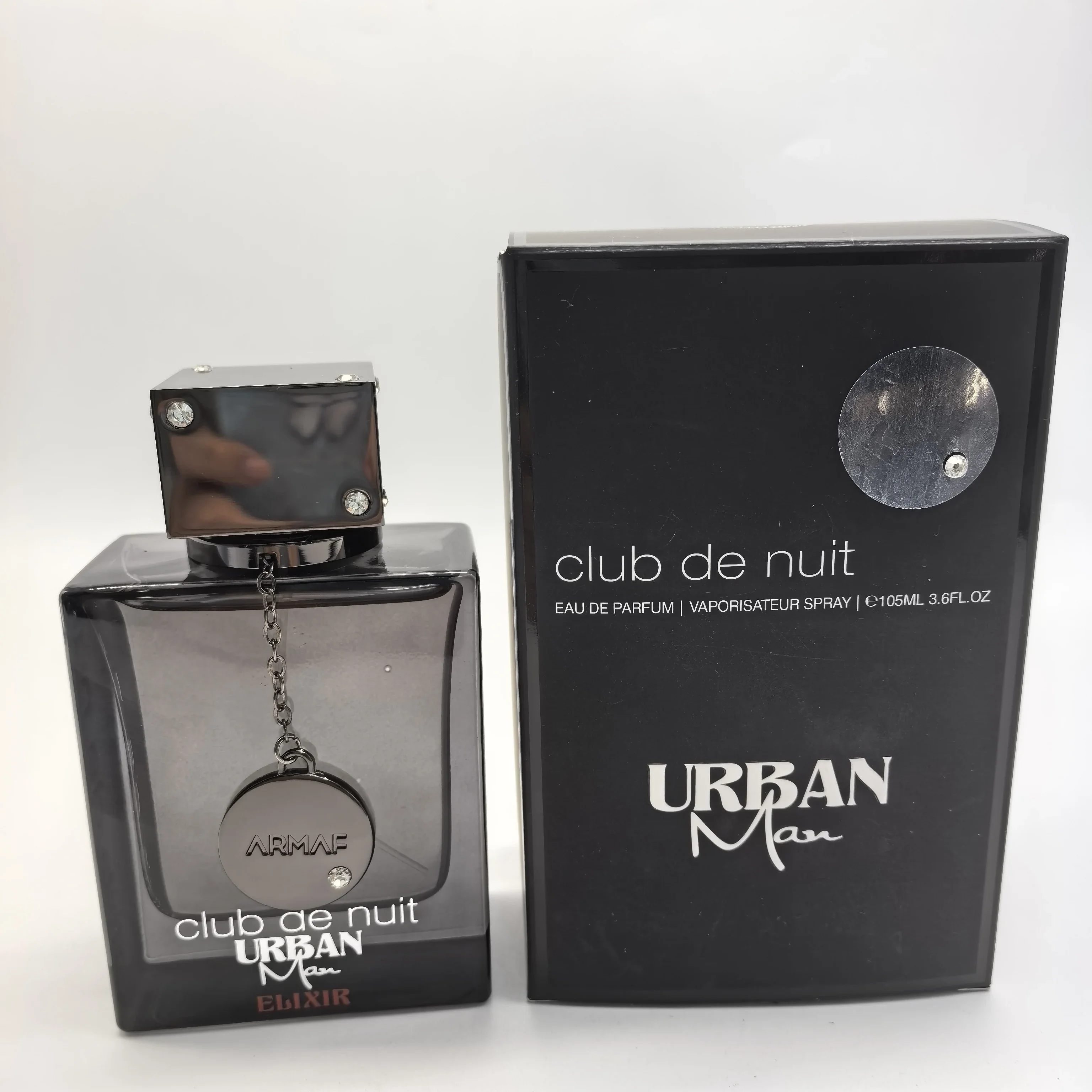 Armaf Club De Nuit Urban Man Elixir EDP 3.6oz – كولونيا جريئة وودي كهرمان طويل الأمد، هدية فاخرة له عيد الميلاد والهالوين #3