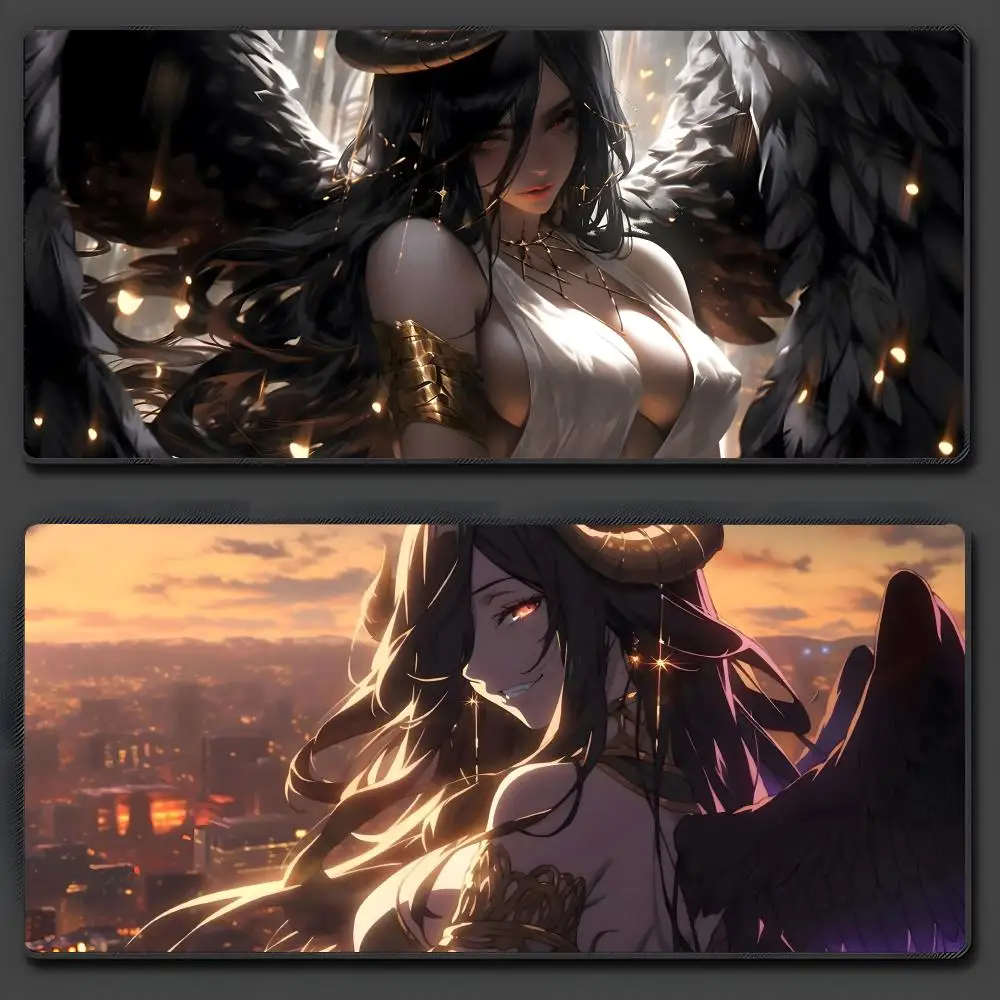 

Коврик для мыши OVERLORD Albedo, большой противоскользящий резиновый игровой коврик для мыши, прочный настольный коврик с толстым швом, подходит для офиса и игр