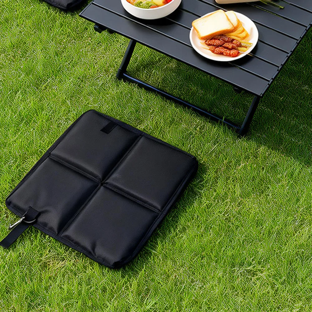 For Outdoor Camping Black Yellow White Foldable Seat Cushion Anti Pressure Sitting Pad Camping 1cm Thickness Water Resistant