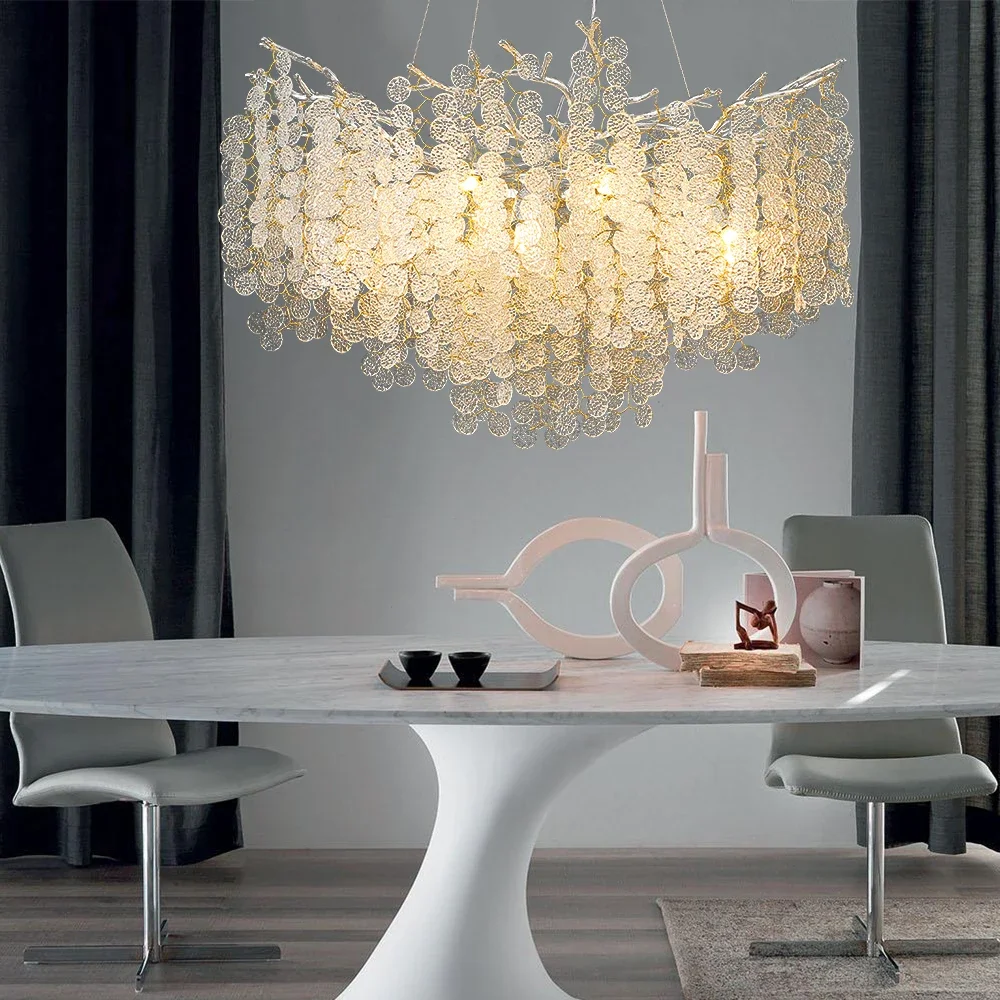 Crystal Branch Chandelier Gold Luxury Money Tree Crystal Chandeliers For Bedroom Living Dining Room Kitchen Chandelier Lights