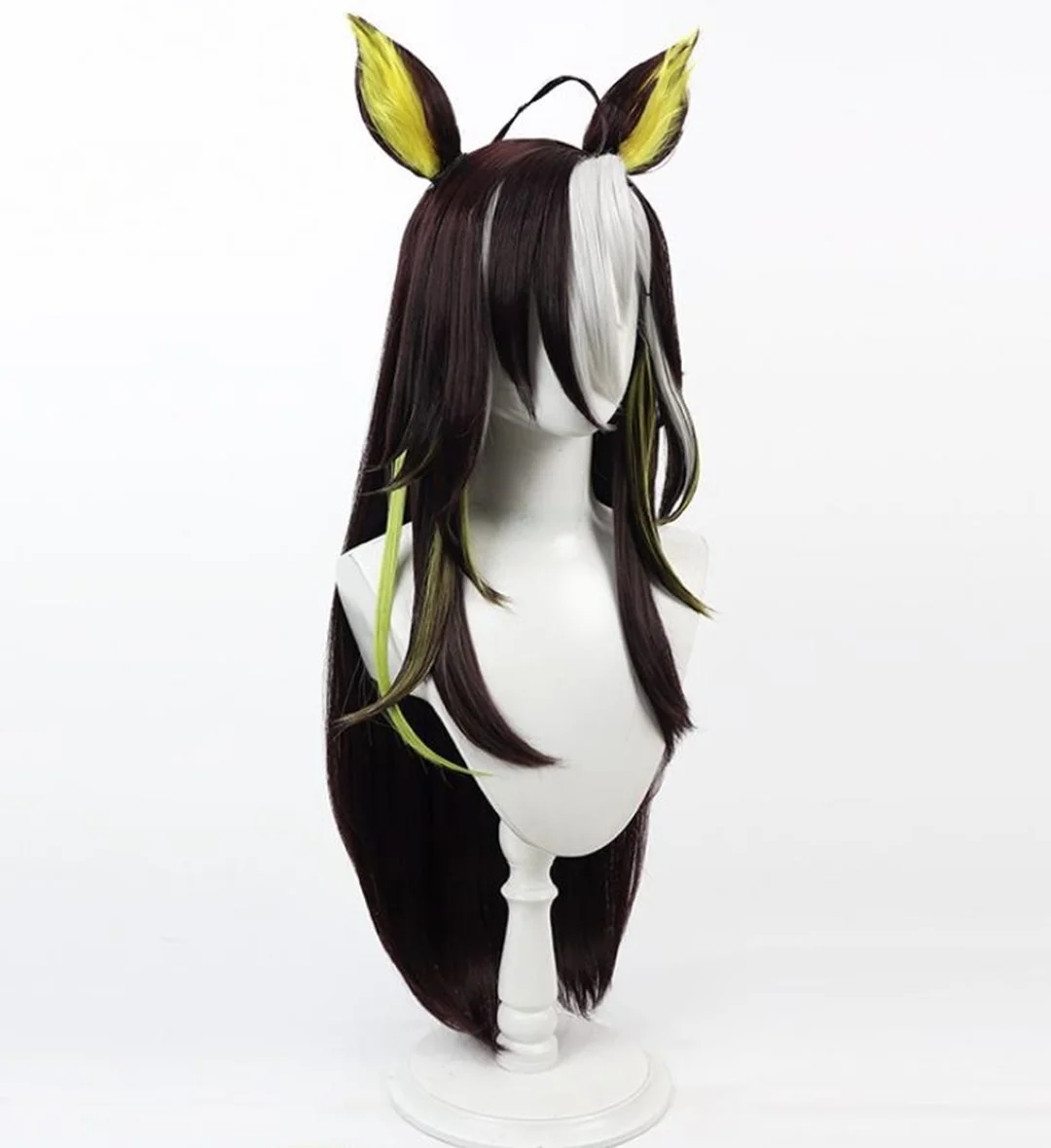 Cosplay Uma Musume Pretty Derby Dream Journey  Wig Anime Game Party Ear Tail Wig image 4