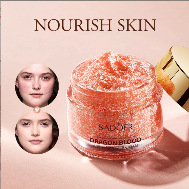 Glossy Ganoderma Dragon Blood Cream Whitening Moisturizing Anti-wrinkle Repairs Cream  Anti Aging Skin Care Women Face Concealer