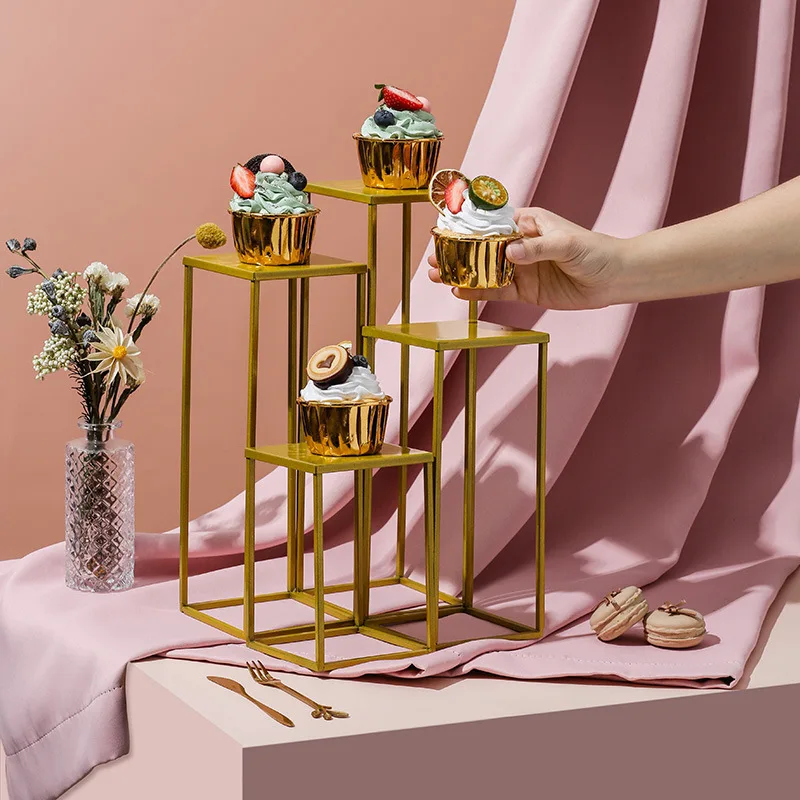 Display Rack Wedding Cake Dim Sum Tray Outdoor Engagement  First Birthday Wedding Party