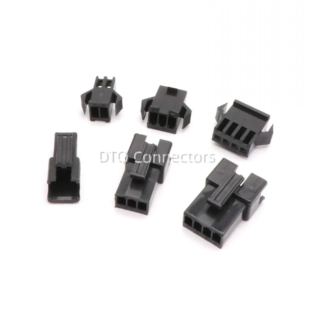 JST SM 커넥터 플러그 피치 2.54mm 암수 하우징 터미널 SM-2P SM-2R, JST SM2.54, 2, 3, 4, 5, 6, 7/8 P 핀, 1000 개