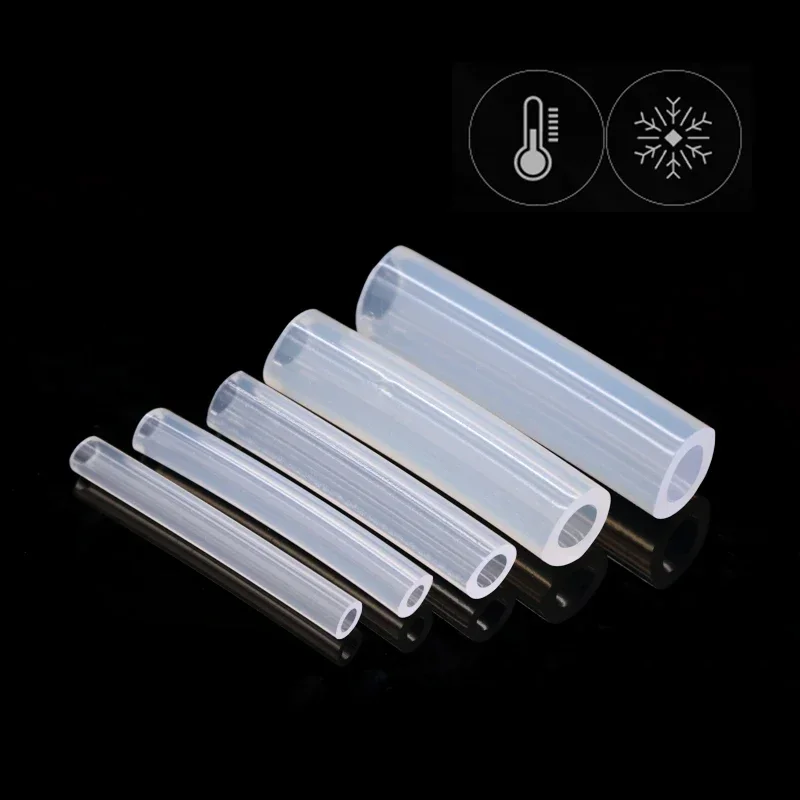 1/2/5m Food Grade Silicone Rubber Hose Transparent Diameter 0.5 1 2 4 5 6 7 8 9 10 11 12 14 16 18 20 30mm Flexible Silicone Tube - Image 4