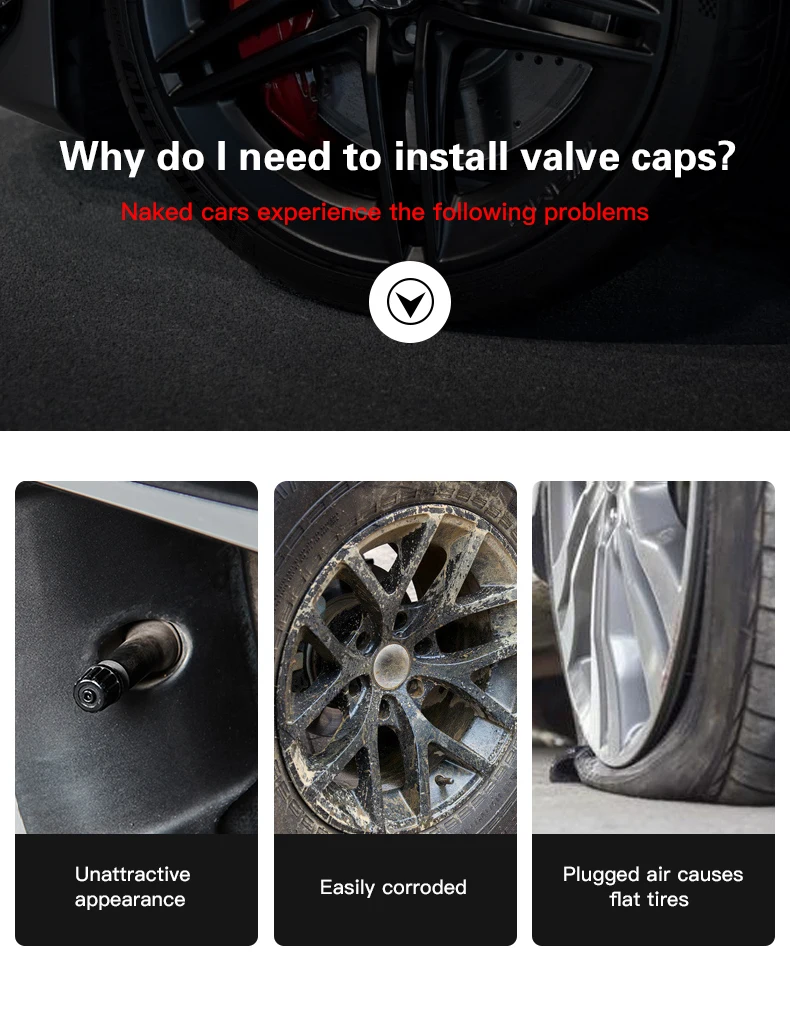 4 Stück Metall-Ventilkappen zum Einschrauben, Auto-Emblem, Staubschutz, Zubehör für Dacia Duster Logan Sandero Stepway Dokker Lodgy MCV – Detail 2