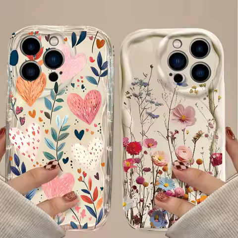 Cute Daisy Flowers Soft Case For Xiaomi 15T Pro POCO X7 X6 X5 F3 X3 M3 M4 M6 F6 F7 Pro F8 15 Ultra 12 11 Lite 5G NE 12T Cover