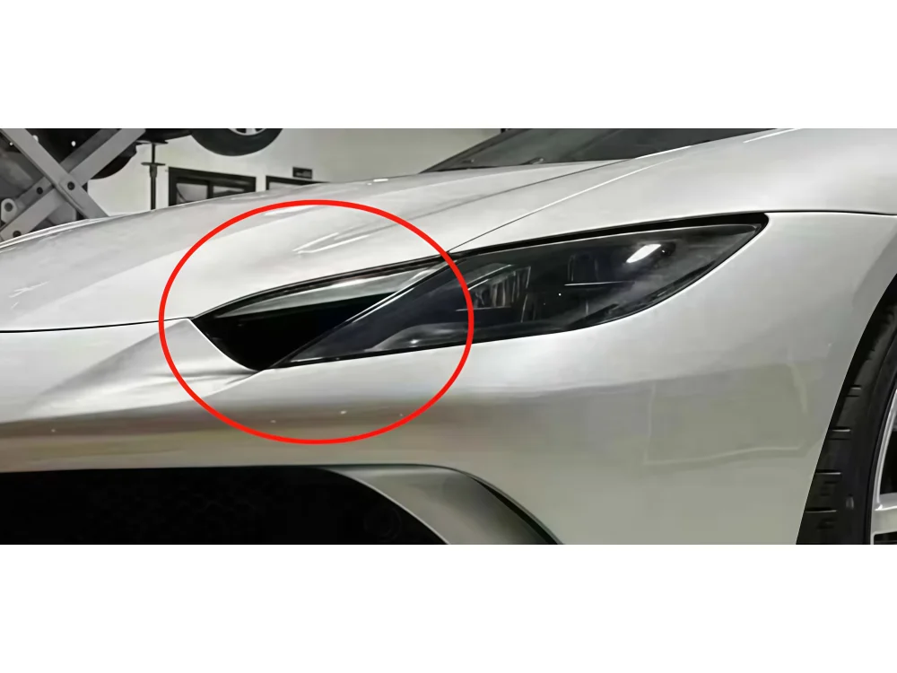 

OEM Style Car Parts for Ferrari 296 Dry Carbon Fiber Body Kit Car Parts Front Bumper Headlight Decoration Next to air Intake
