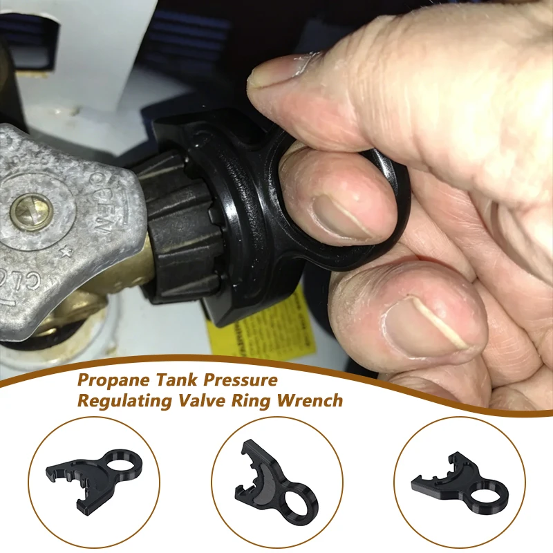 

Propane Tank Regulator Ring Wrench Special Short Thin Grip Tool For Weber Grill Easy Operation Clamp Outdoor BBQ RV Accessories