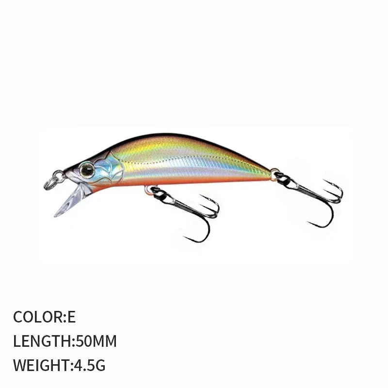 ZWICKE 50 مللي متر 4.5 جرام ABS الساخن بيع سمك السلمون المرقط السحر الصيد غرق أسماك إغراء عدن 50S الطعم الثابت المياه العذبة الصيد تويتش الطعم إغراء