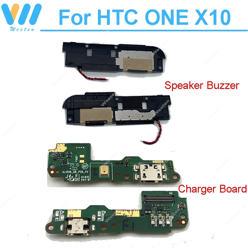 For HTC One X10 X 10 Usb Charger Chargring Jack Prot Flex Speaker Buzzer Ringer Flex Cable Replacement Parts Tested Work