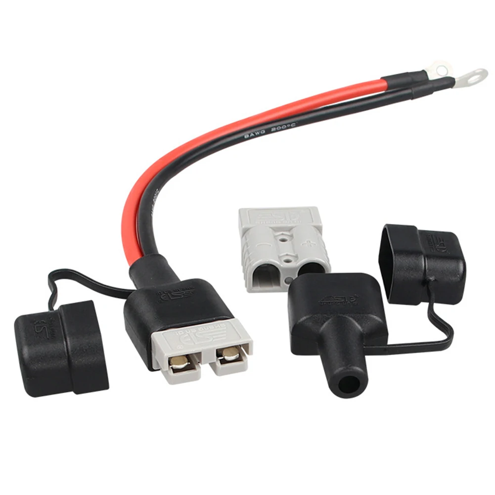 2/4 Cắm Cho Anderson Chống Bụi Vỏ Cáp Chống Nước 50A Cho SG50A Cắm Bụi Vỏ Cáp Màu Đen màu Đỏ Có Nắp