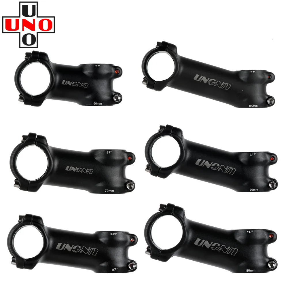 Bike Stems MTB Road 31.8mm Bicycle Handlebar Stem 7 / 17 Degree 60-130mm Mountain Bicycle Parts Stems