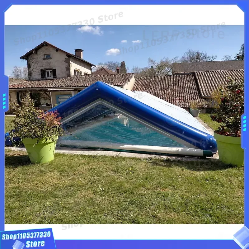 Heavy Duty PVC Inflatable Pool Cover Waterproof Customized Design for Outdoor Garden Swimming Pool Protection Durable