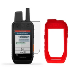 Silicone Protective Cover Skin Case+ LCD Screen Protector for Garmin Alpha 300i 300 200 200i Alpha300i Dog Training GPS Accessoy