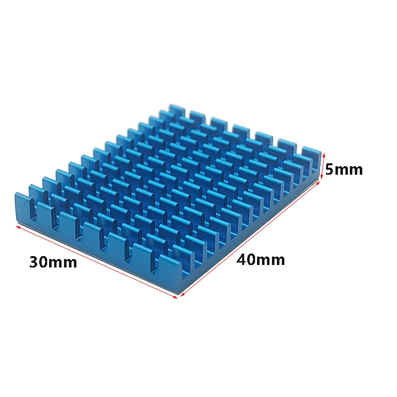 10PCS Heat Sink Aluminum Electronic Motherboard IC Chip Aluminum Block MOS Memory with Heat Conductive Patch 3G 4G 5G Modem