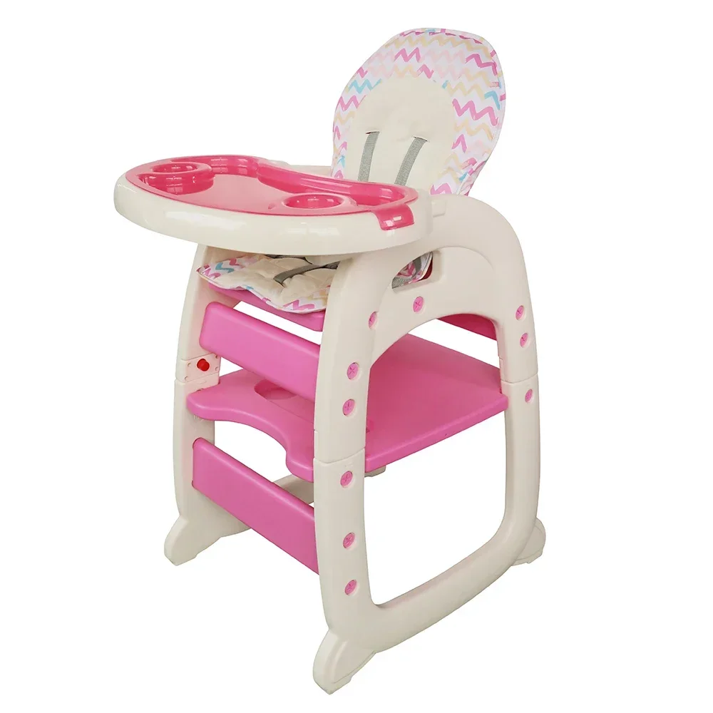 Chaises hautes 3 en 1 en plastique pour bébés, chaise de sécurité pour manger à la maison