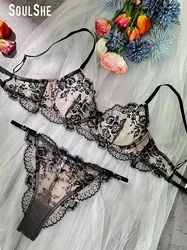 Women's Underwear  ,sexy lingerie set，Victoria style bra tangas set，see through bra set，tube top underwear lenceria bra set