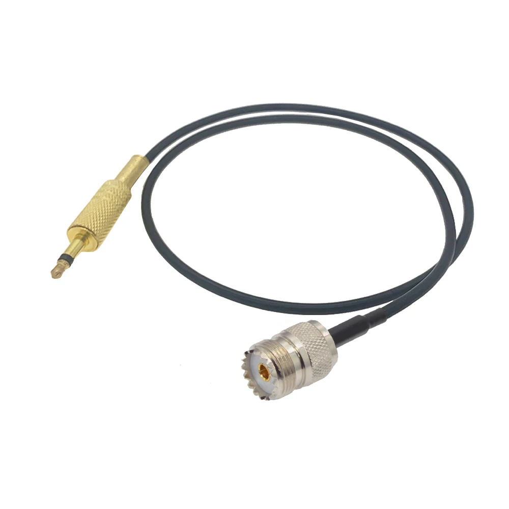SO239 UHF Female Jack to 3.5mm Mono Male Plug 50 Ohm RG174 Pigtail for CCTV Camera Monitor Antenna Cord  Jumper RF Coaxial Cable
