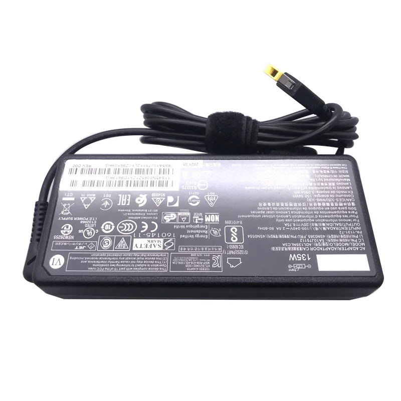 LMDTK New 20V 6.75A 135W ADL135NLC3A Laptop Adapter AC Charge For T440p Y50-70 R720 Y700 T540p P51 P52 S5