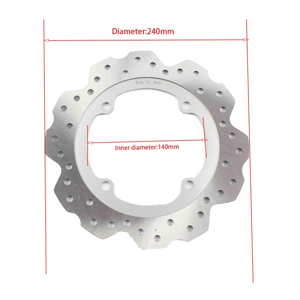 For Honda CB500F CB500X CBR500R 2013-2021 CB650F 2014-2018 CB650R 2019-2021 240mm Rear Brake Disc Rotor