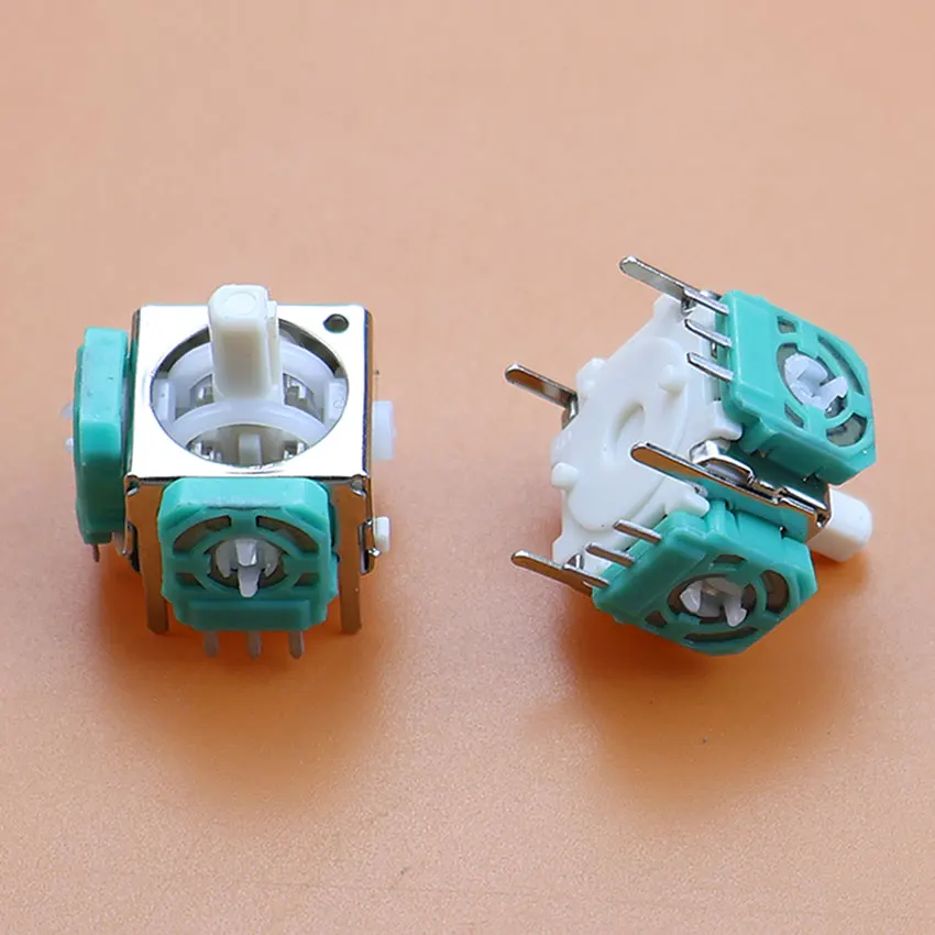 ChengHaoRan 3D Analog Joystick Sensor Module Replacement For NGC Controller Thumbstick Cap Button Mushroom Rocker Cover