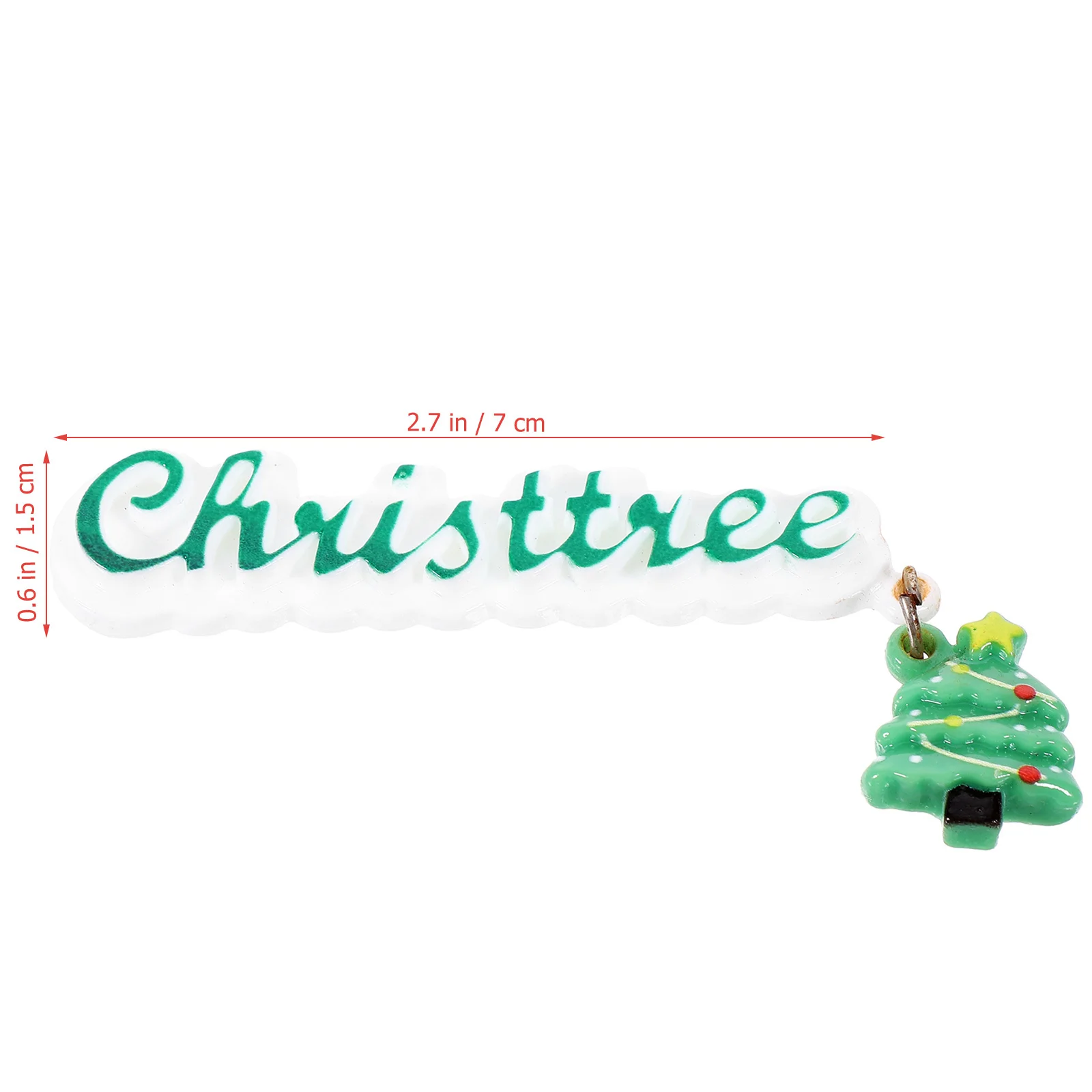 

8Pcs Xmas Resin Charms DIY Christmas Letter Pendants for Keychain Phone Case Creative Mini DIY Pendant Accessories