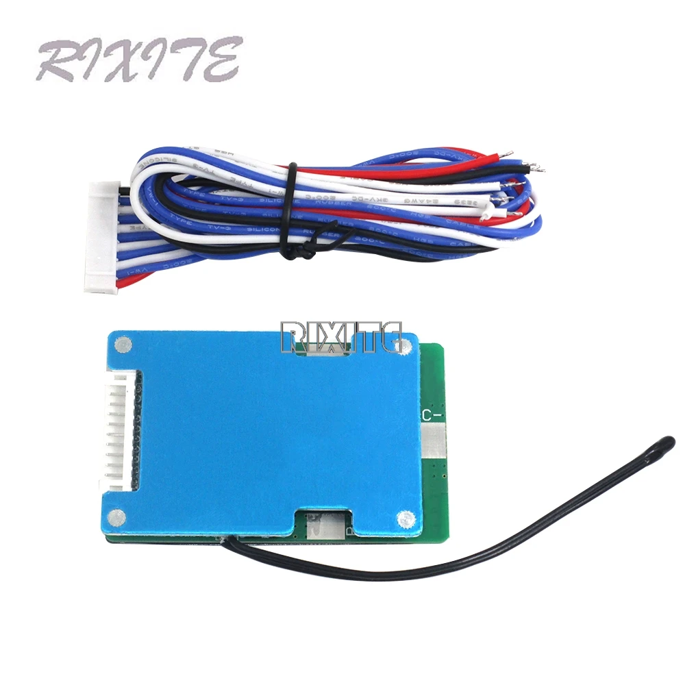 10S 42V 15A BMS Polymer Cell 18650 Lithium Battery Protection Board With Balance Built-in Temperature Control