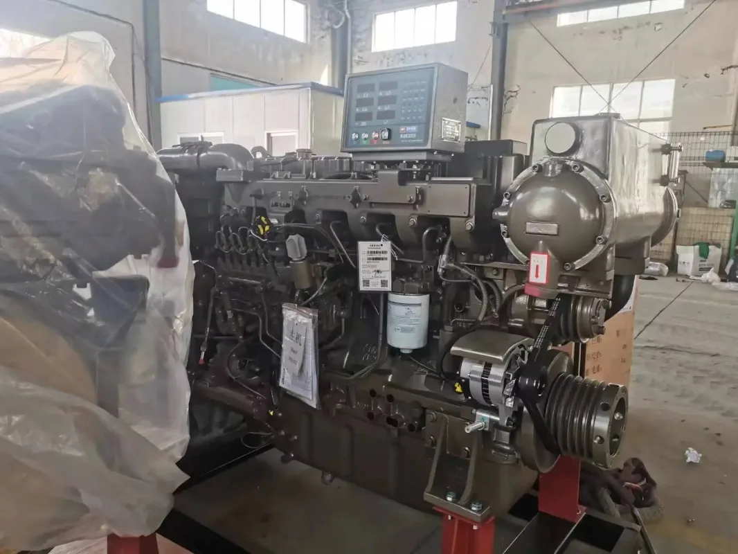 Factory Direct Sale 6 Cylinder YC6M Series Yuchai  Marine die sel Engine With Gearbox Mechanical Pump YC6MK320C