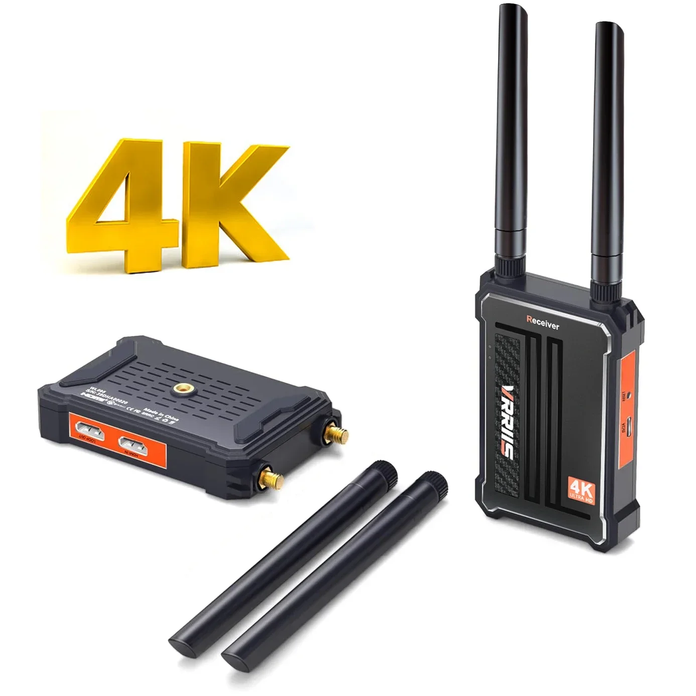 4K Wireless Transmission HDMI Extender Conference Share Screen Projector Camera Live Streaming Video Transmitter and Receiver