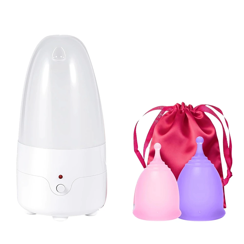 

【ПОПУЛЯРНЫЙ ТОВАР】Многоразовые менструальные чаши, набор менструальных чаш с паровым стерилизатором, [размеры S и L], в комплекте с мешочком на шнурке