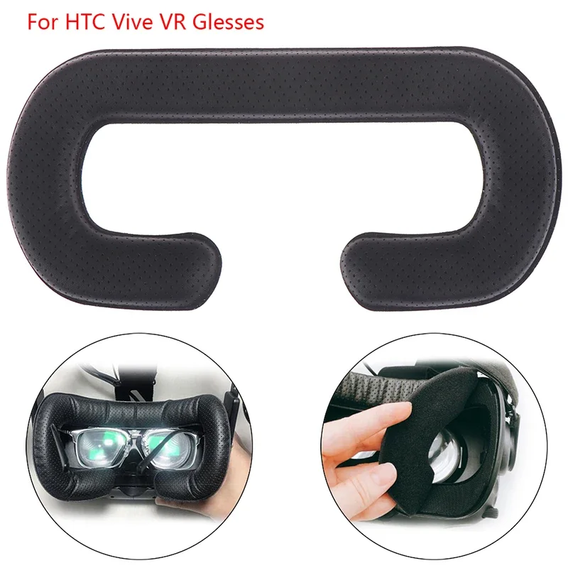 

1X PU Leather Face Foam Replacement Eye pad For HTC VIVE Headset VR Foam Cover