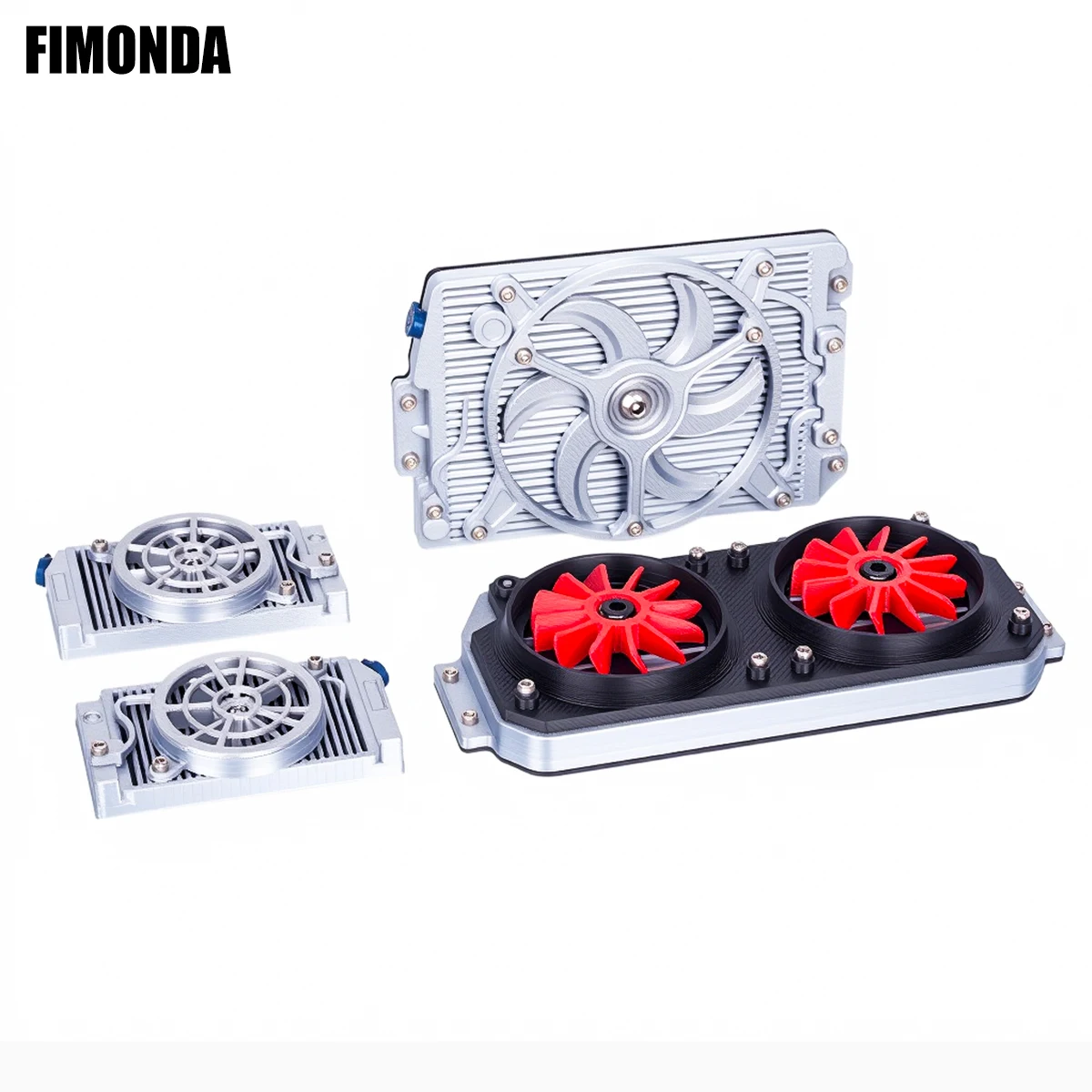 

Nylon Simulation Heat Dissipation Fan Decorations, Lightweight & Detailed for 1/8 1/10 RC Crawler TRX4 TRX6 SCX10 Accessories