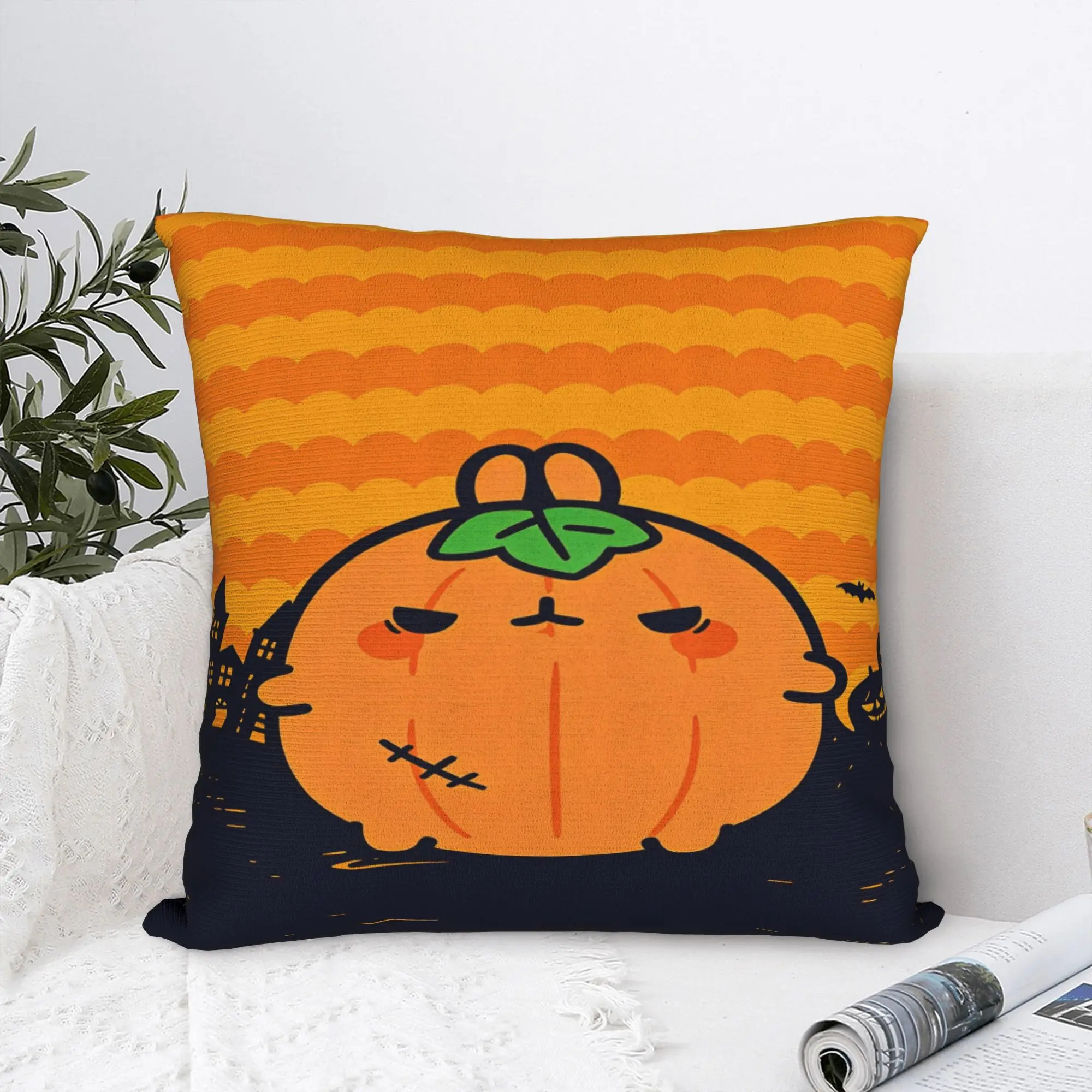 Pillow Case M-Molangs with Piupiu Comfy  Pillow Cover For Couch Sofa Bedroom Morden Pillowcases