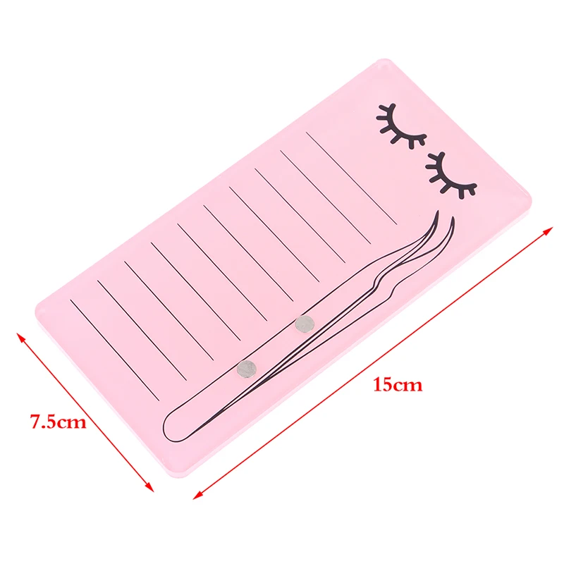1pc Acrilico Novel Ciglia Tavolozza Titolare Tabellone Ciglia Con Design Magnetico Per Ciglia Pinzette di Stoccaggio Strumenti di Trucco