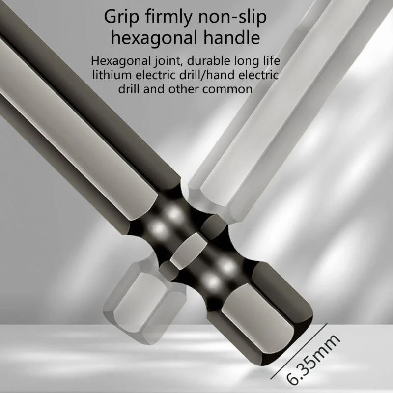

652F Collection of 4 Toughness Masonry Drill Bit Professionals 6/8/10/12mm Twist Drill Bit for DIY Enthusiasts Craftsmen Tool