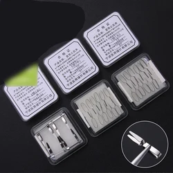 Stainless steel micro hemostatic clip vein clip small blood vessel clip arterial pet experimental closing device temporary block