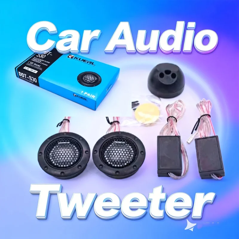 

High Power120WUniversal car tweeter speaker，With aluminum dome - Provides exceptional clarity for car audio enthusiasts