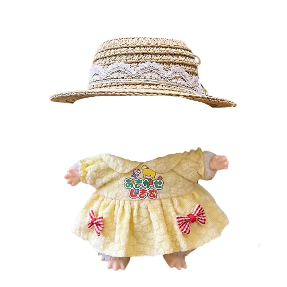 Vêtements de poupée multicolores à la mode, faits à la main, bricolage pour ensembles de vêtements Labubu, remplacement pour jupe, costume, poupée en coton