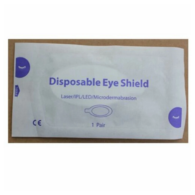 Escudo ocular desechable para protección de ojos, láser, IPL, LED, OD7 +, 190nm-11000nm, 50 pares