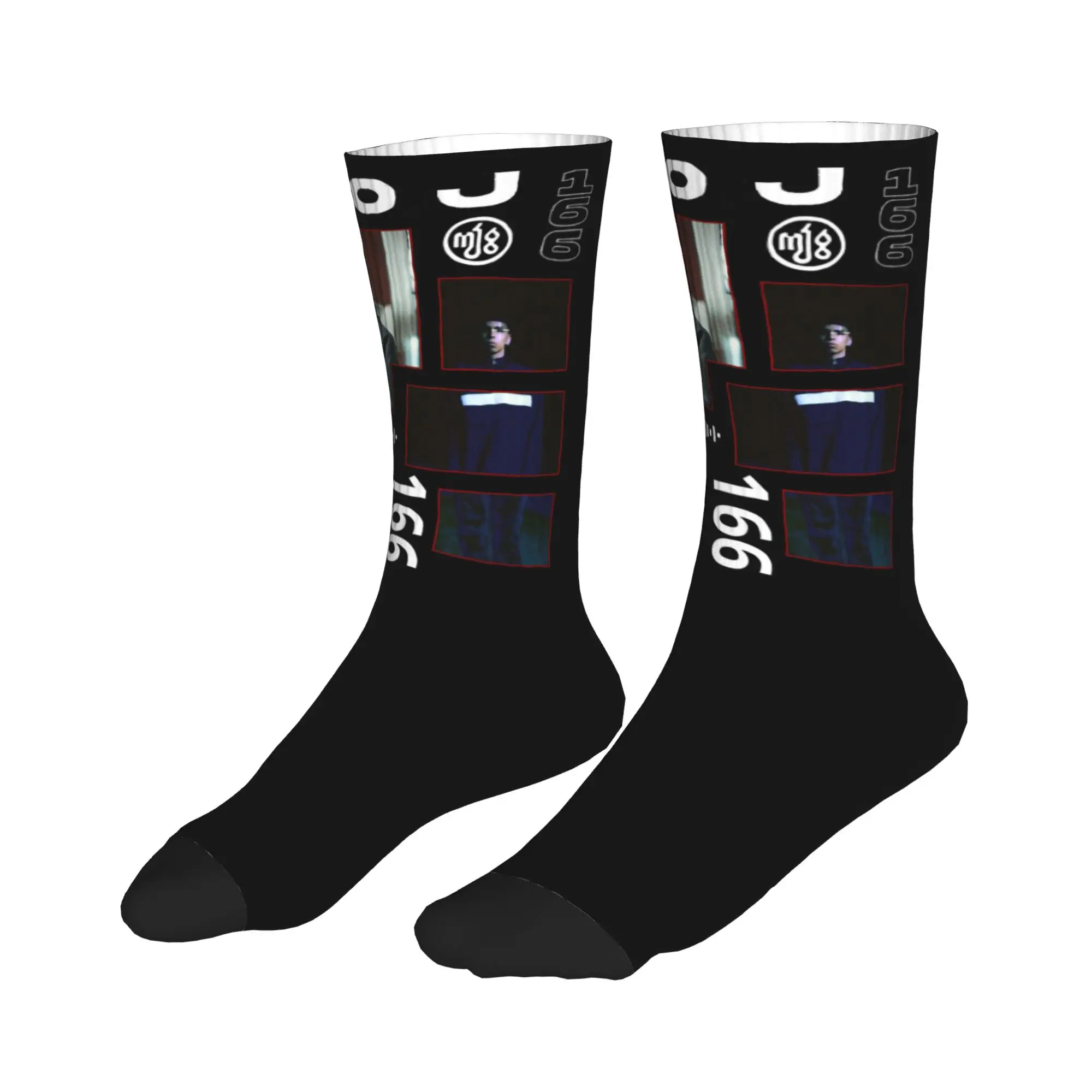 

Носки All Seasons Stockings Rapper Milo J 166 Album Deluxe, спортивные носки, забавные носки средней длины для мужчин и женщин, подарок на день рождения