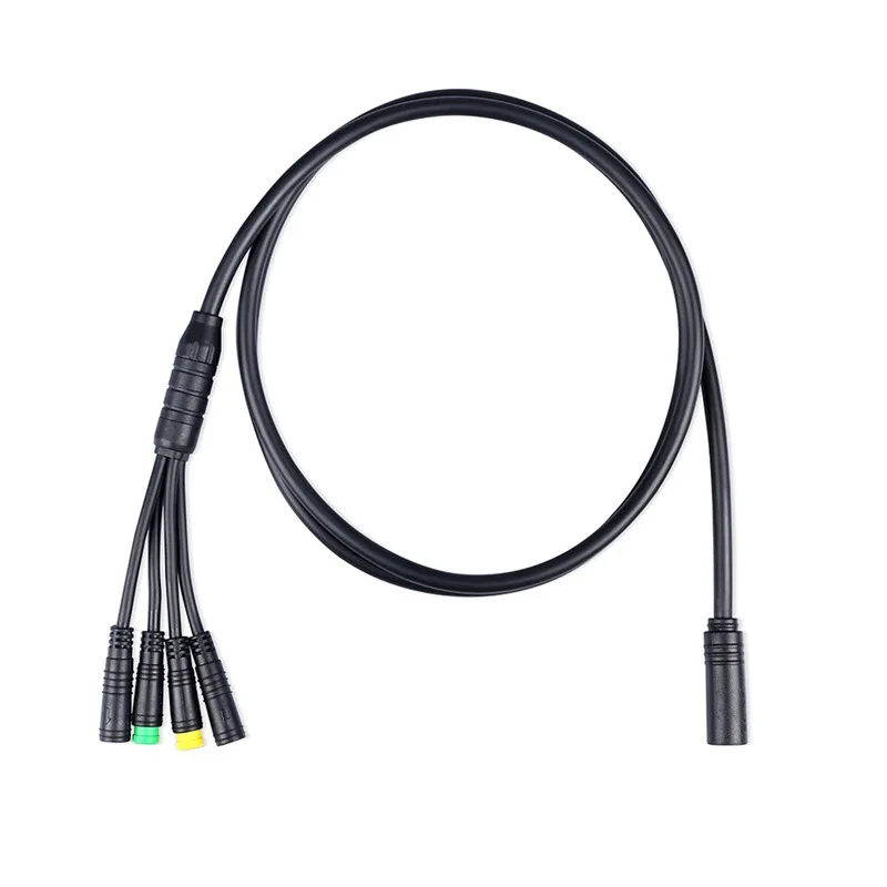 Image of 8-poliger Stecker für Bafang G320, BBS01, BBS02 Antriebsmotor, BUS UART-Kabel, 105 cm, einfache Installation, schwarzes Kabel