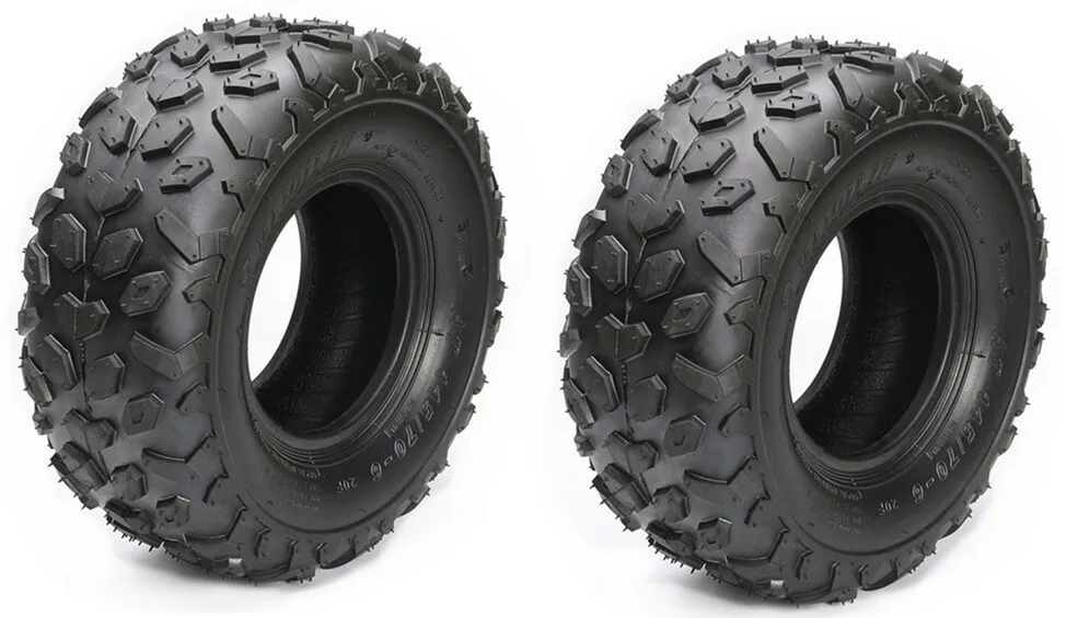 

2 Pack of 145/70-6 Front Tires Tubeless Fit for ATV Go-Kart Quad