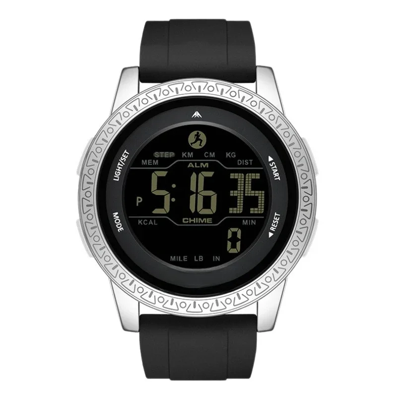 

Outdoor sports watch calorie pedometer chronograph alarm clock student party mountaineering waterproof
