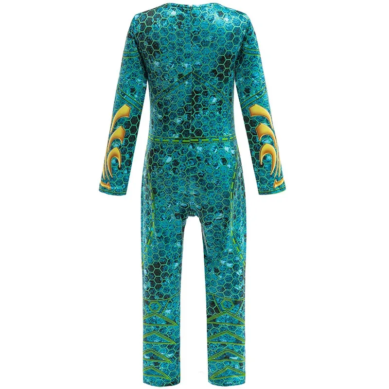 

Комбинезон Aquaman Mera для девочек-подростков, карнавальный костюм 2024, детский цельный комбинезон на Хэллоуин с принтом из мультфильма, одежда