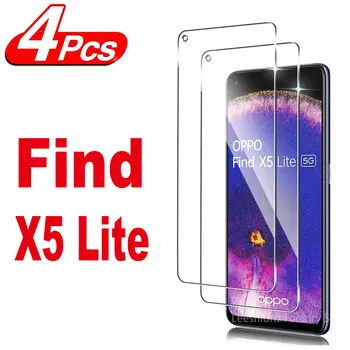 Tvrzené sklo HD pro OPPO Find X5 Lite, 2/4 ks 9H ochranná fólie na displej 10 nejlepší prodej OPPO Find X5 - №1